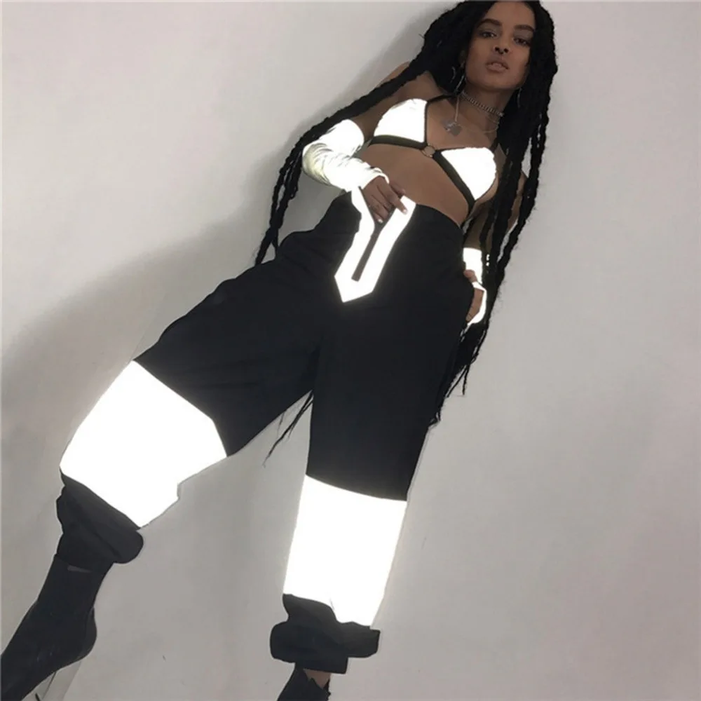 Соблазнительные длинные брюки с высокой талией и бюстгальтер Женский комплект