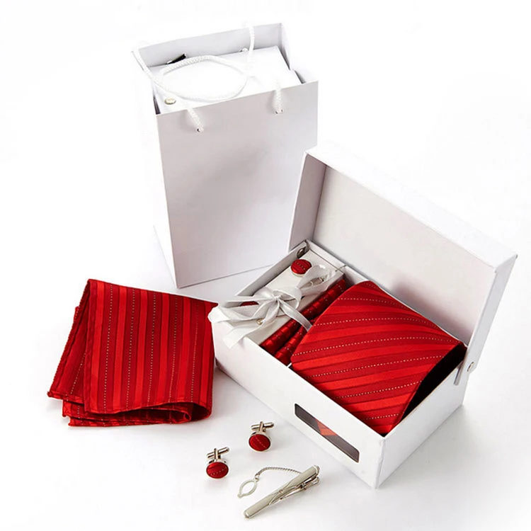 Новые поступления Для мужчин галстуки Набор шесть штук комплектов костюм