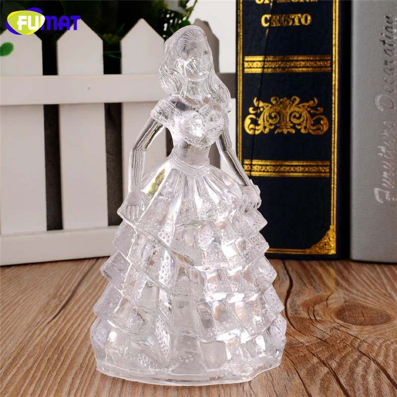 Разноцветный акриловый ночник FUMAT принцессы для девочек абажур детей