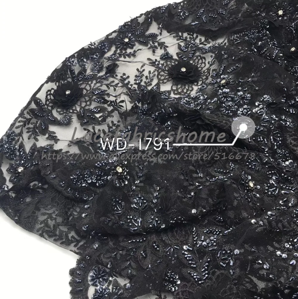 5 ярдов/lot красивые видов цветов Жемчуг Beadeds с 3D цветами хорошее качество кружева