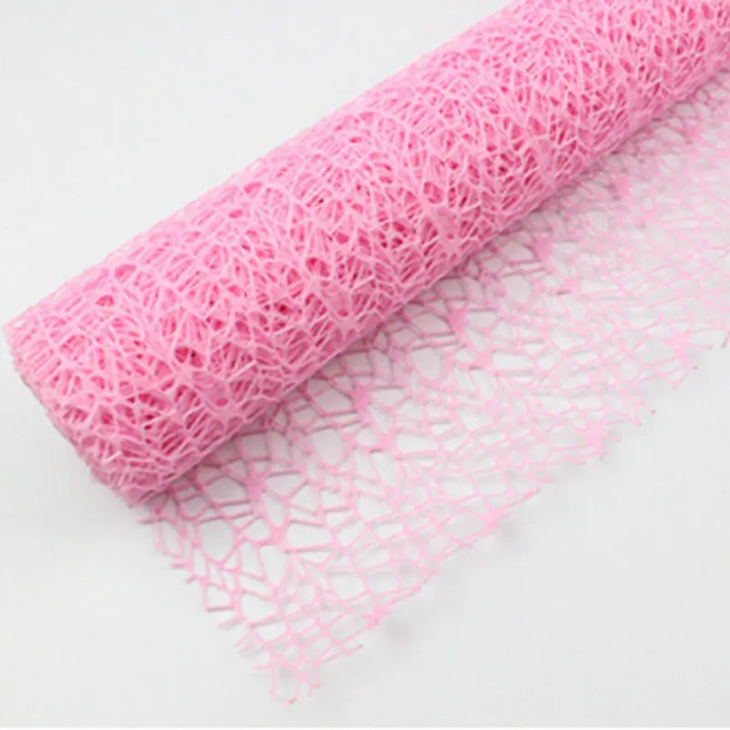Креативный DIY цветок Подарочное украшение упаковка креповая бумага сетка ручной