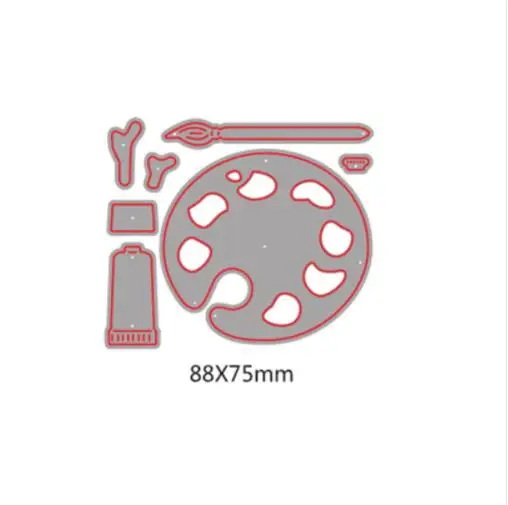 

Sketchpad pigment Set Pattern Metal Cutting Dies Stencil Scrapbooking Photo album Embossing For Paper Card DIY Crafts New 2018