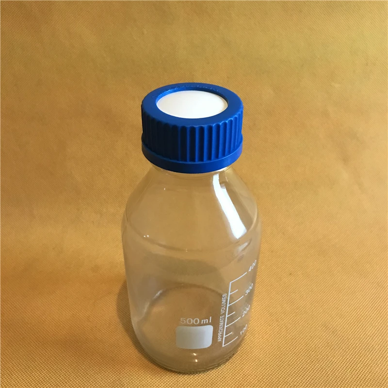 

500ML Headspace Glass Reagent Bottle, 500ml Needle Sampling Bottle