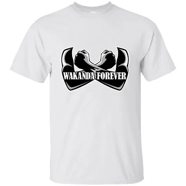 Wakanda Forever футболка классная Повседневная мужская Унисекс Новая модная Бесплатная