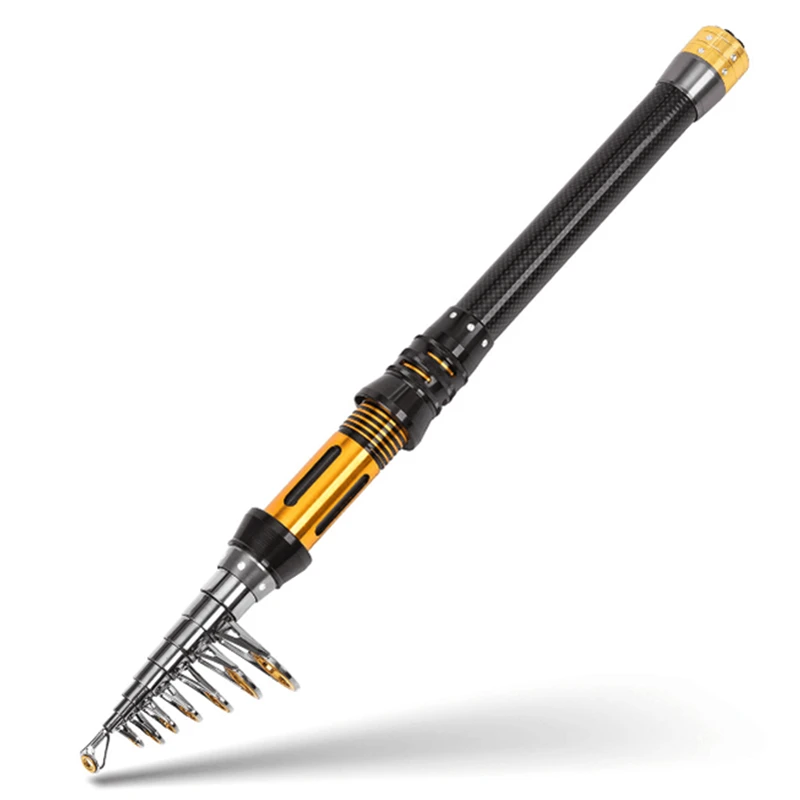 Новинка 2017 телескопическая удочка из углеродного волокна Высокоэффективная