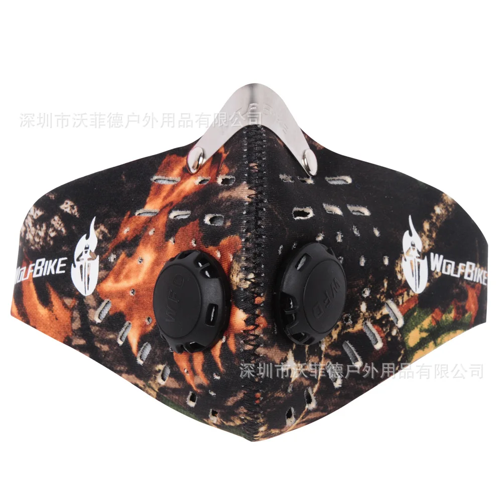Велосипедная маска WOSAWE с активированным фильтром для езды на открытом воздухе