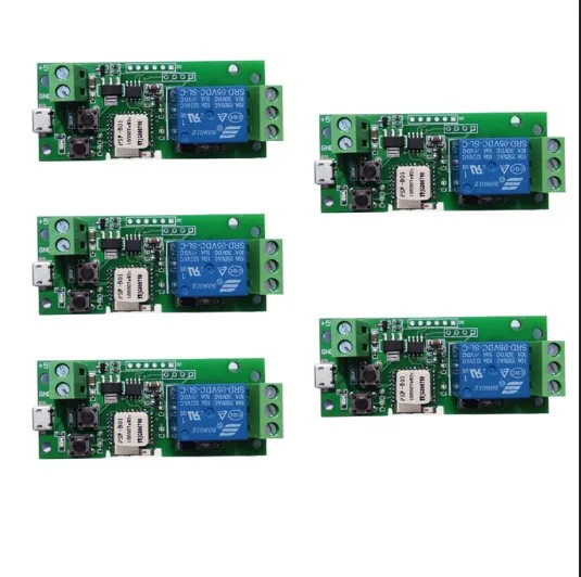 Switchdc5v 5 шт. wifi модуль переключателя инчинг самоблокирующийся беспроводной Реле умный дом автоматизация для доступа к компьютеру dc5V 1 канал - Комплект: Switchdc5v