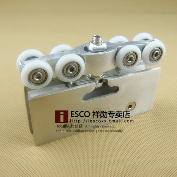 

2pcs Mute glass crane wheel glass pulley shift wheel weight 8 wheel pulley