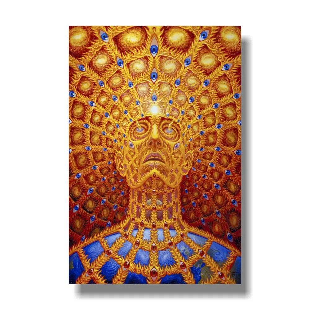 Scandinavian Style Alex Grey Poster - Ocean of Love Bliss - Living Room Home Decor Wall Art image 5