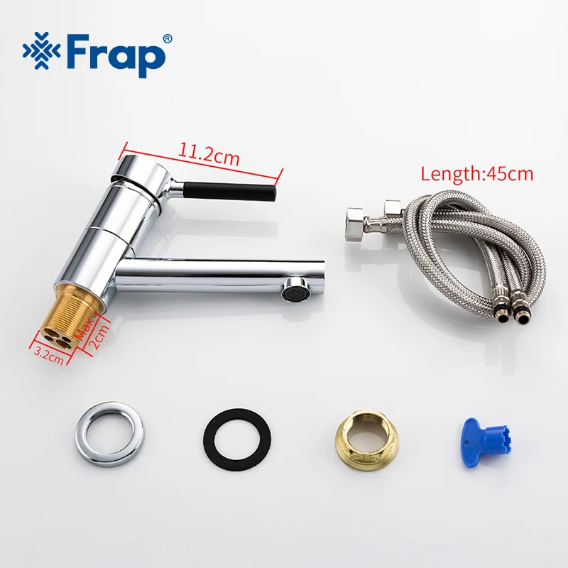 FRAP кухонный кран белый и хром модный современный для раковины смеситель воды