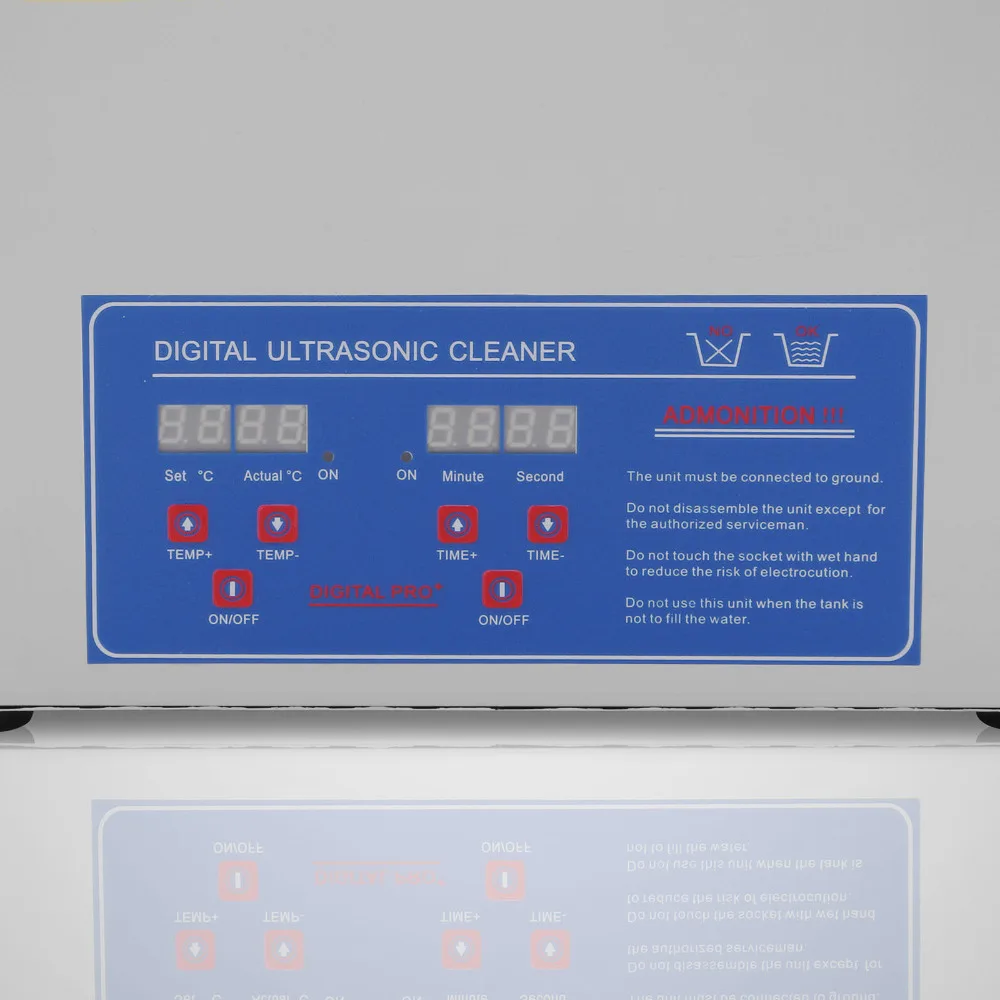 

VEVOR Factory 15L Industry Ultrasonic Cleaning Equipment For Glasses