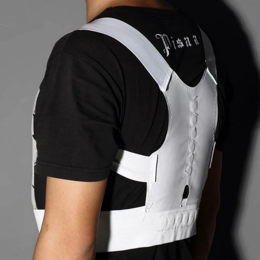 Удобный Магнитный Корректор осанки боли в спине снятие плечах белые брекеты от