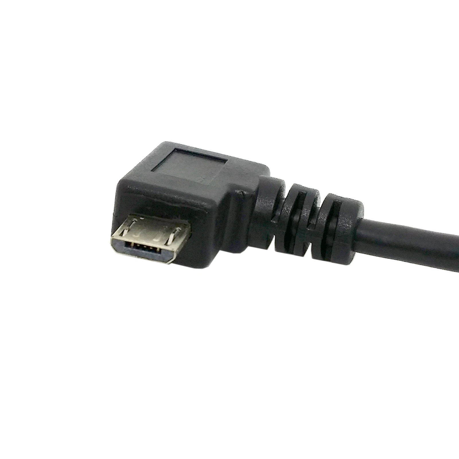 Кабель 90 градусов USB 2 0 к Micro B Мужской левый/правый угол кабель 20 см позолоченный