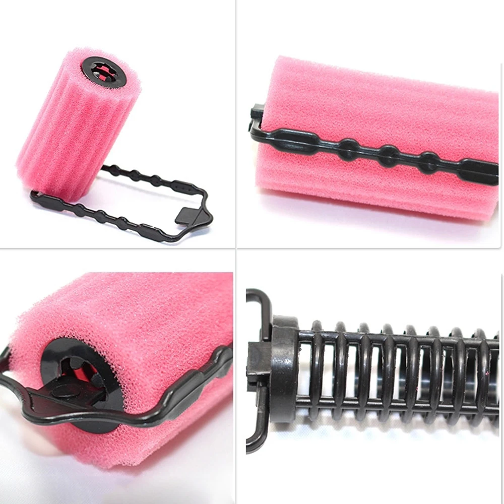 Бигуди для волос 14 шт. 2 фасона мягкие поролоновые ролики пластиковые бигуди