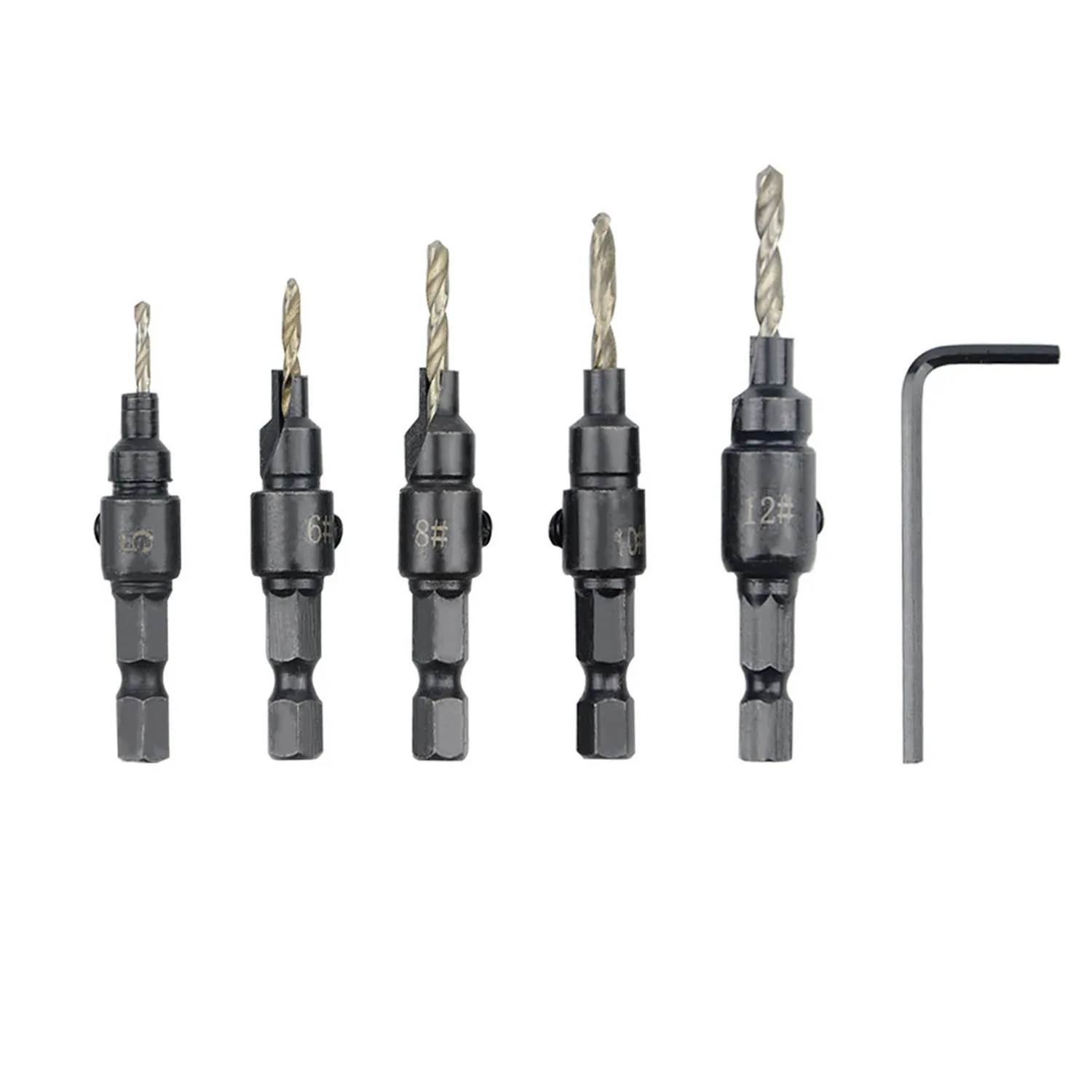 BMBY 55 PCS HSS 4241 Countersink Cone Drill Bit Set and High Speed Steel Titanium Twist Bits (1 mm-3 mm) | Инструменты