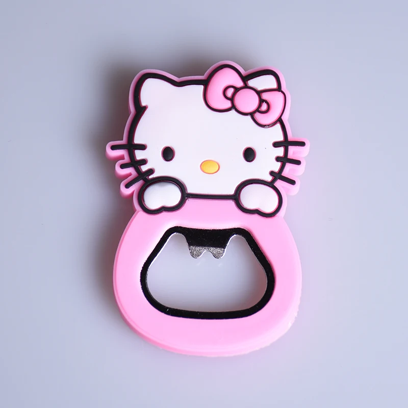 Креативная мультяшная многофункциональная силиконовая открывалка для бутылок