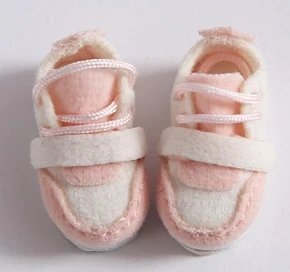 1 пара милые куклы OB11 спортивная обувь кроссовки для ob11, obitsu11 1/12 bjd аксессуары для кукол кроссовки для кукол - Цвет: pink