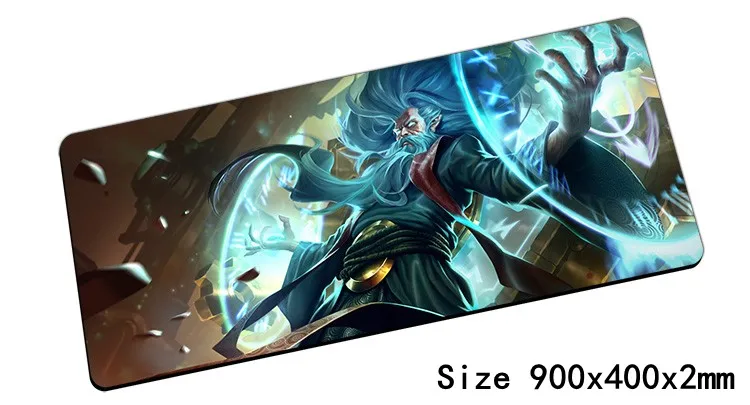 Самый дешевый Zilean Коврик для мыши 90x40 см lol notbook компьютерный коврик Chronokeeper