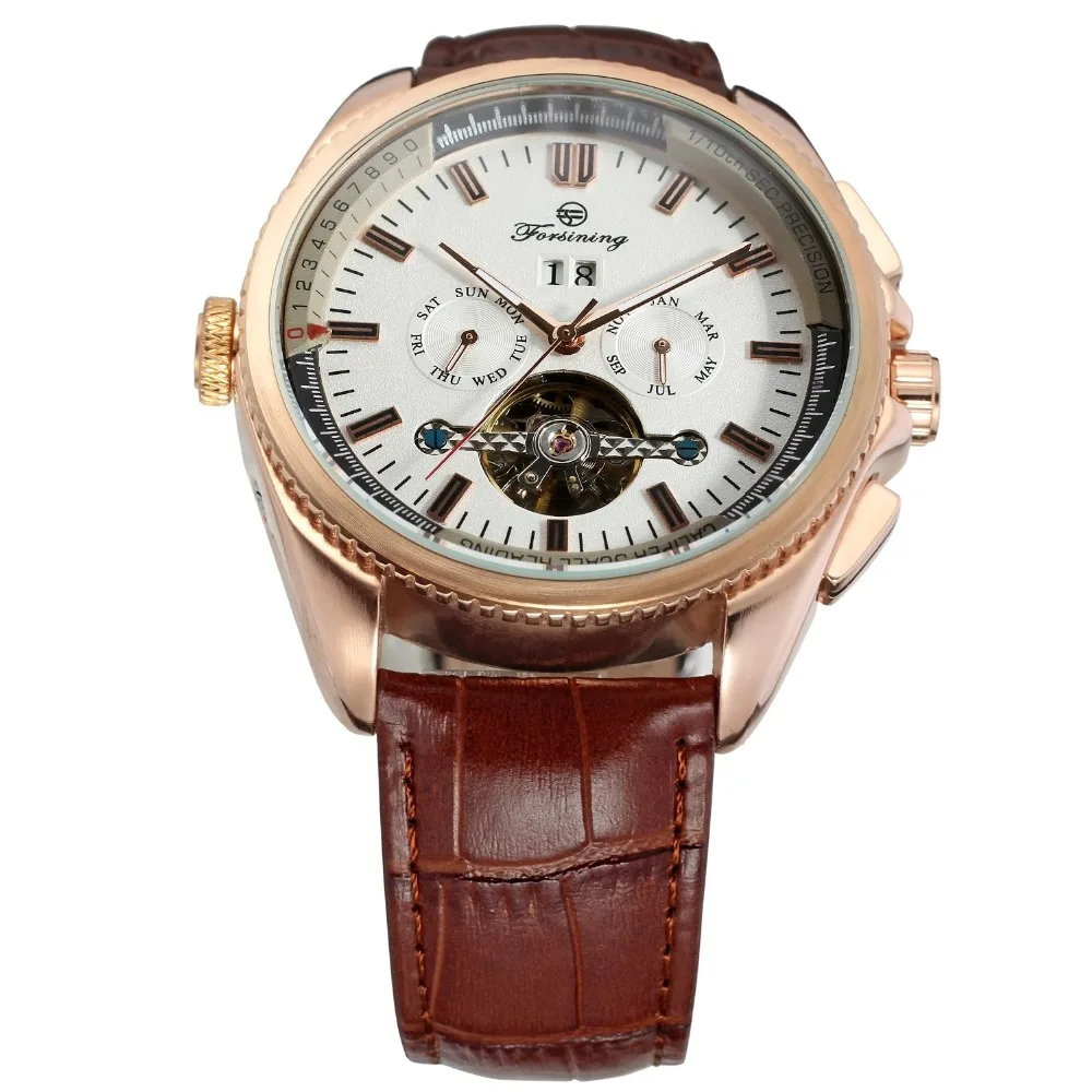 Часы наручные FORSINING Мужские механические автоматические деловые повседневные со