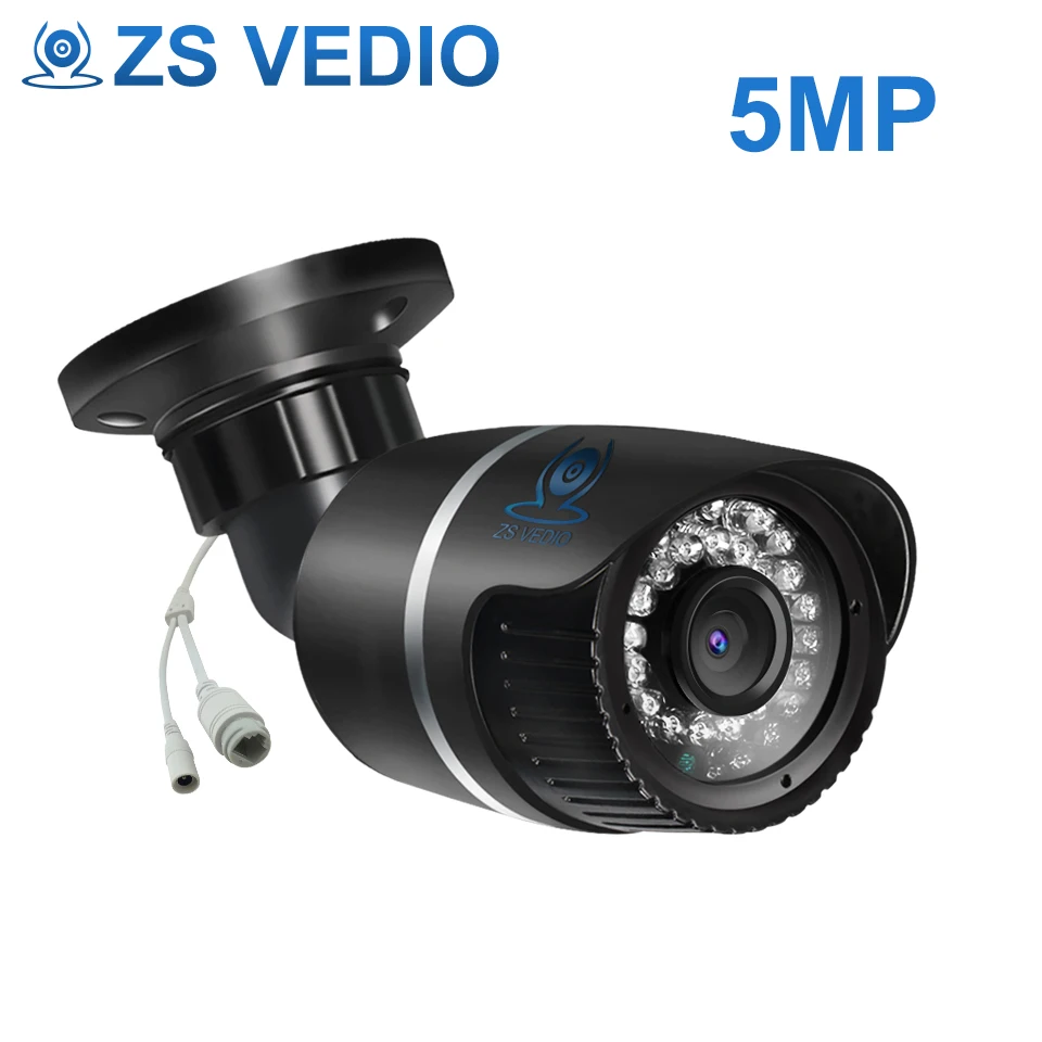 ZSVEDIO наблюдения Камера s IP Onvif 5MP IP66 снаружи 5 мега Пиксели пуля домашнее Белье для