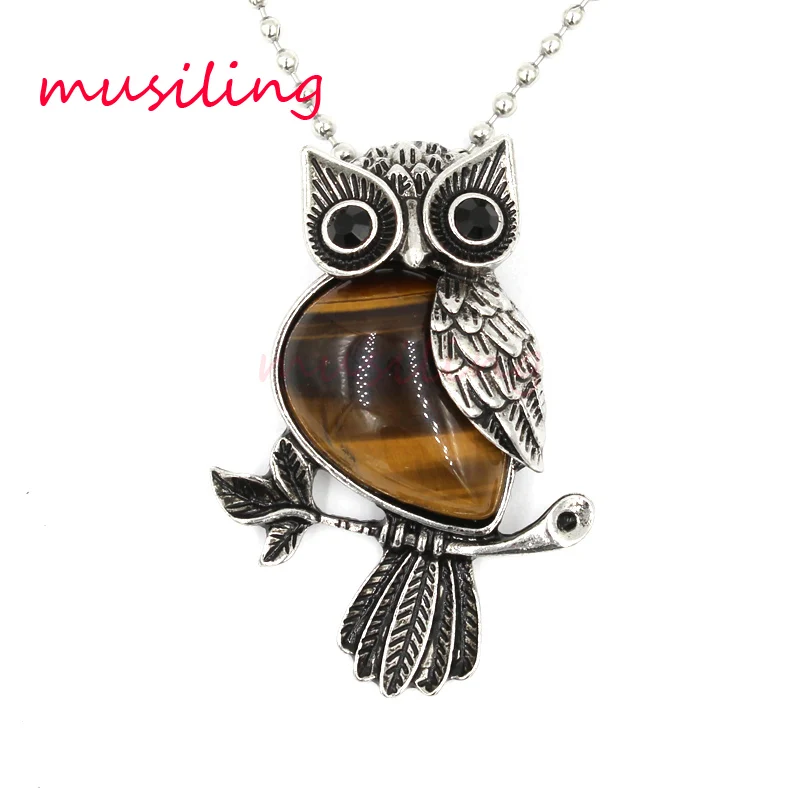 Подвески ожерелье цепочка рейки маятник животное сова Капля воды шарик