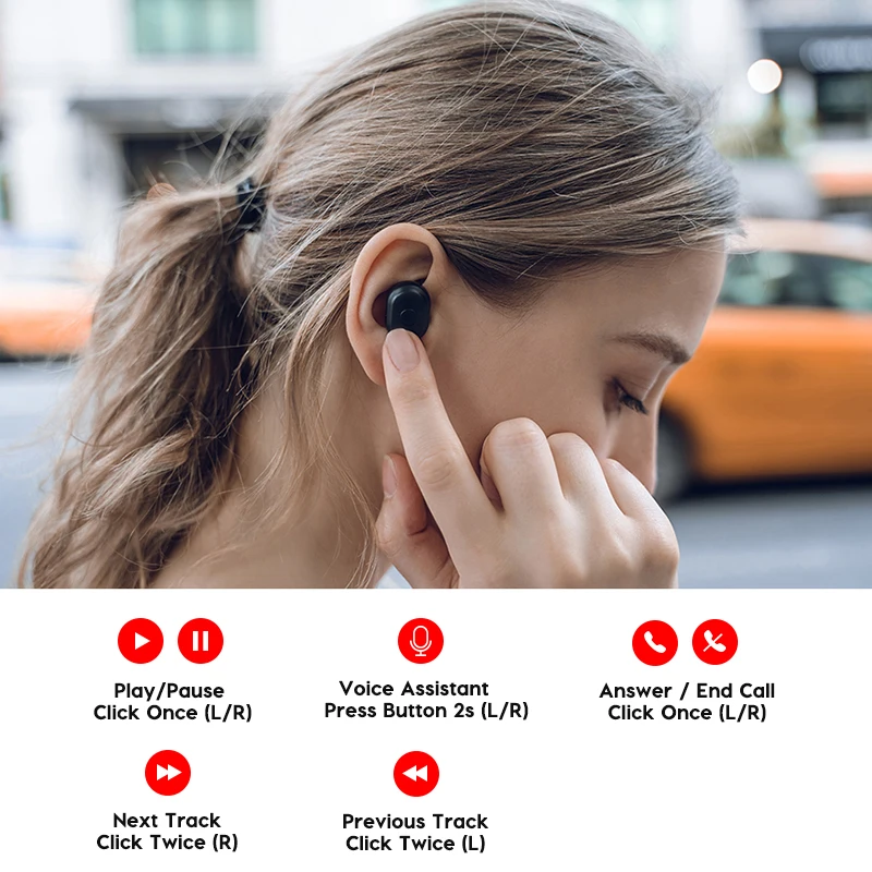 Беспроводные наушники Mixcder T1 TWS Bluetooth 5 0 CVC8.0 с шумоподавлением стереонаушники