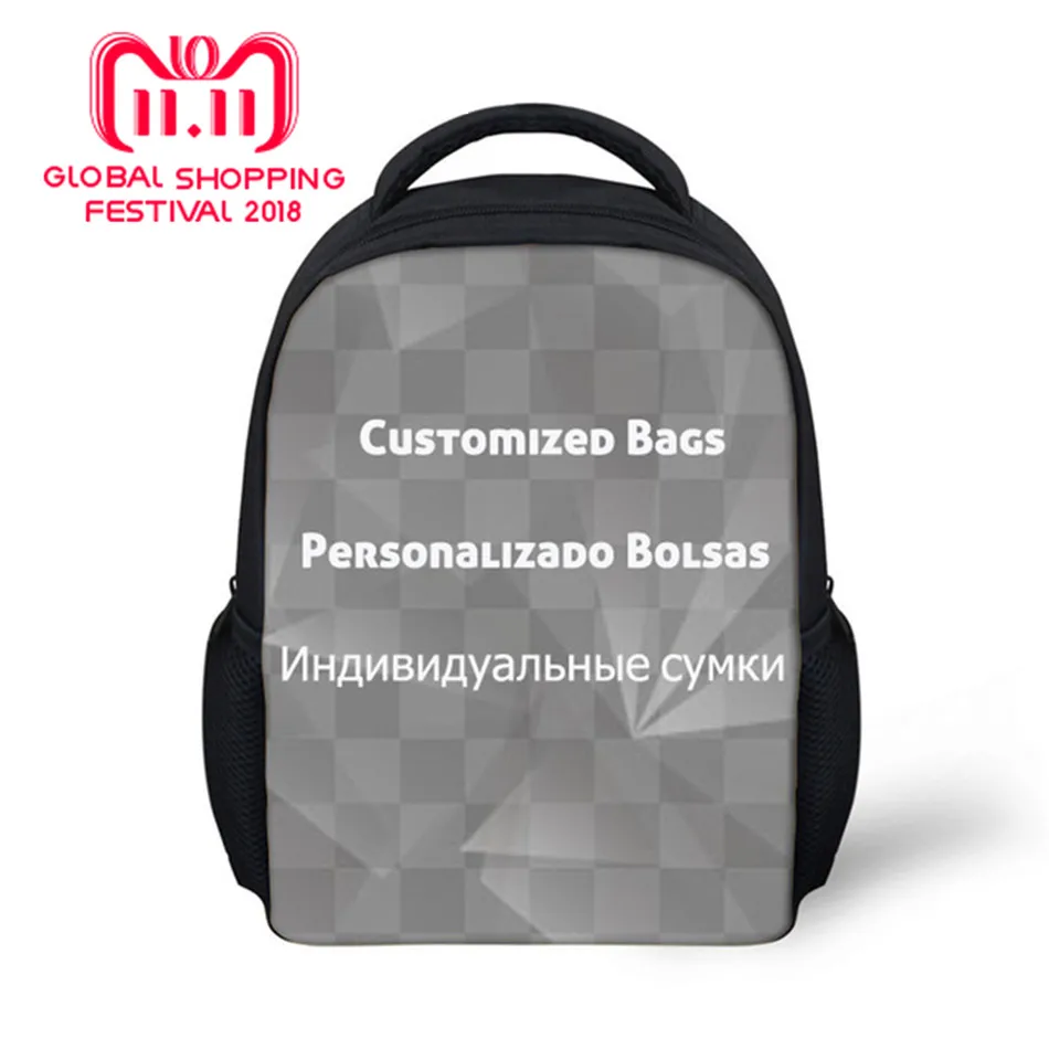 

Brand Customized Image Logo Print kindergarten schoolbag Backpack Compass Children School Bag Kids Book Bag Personality Mochila