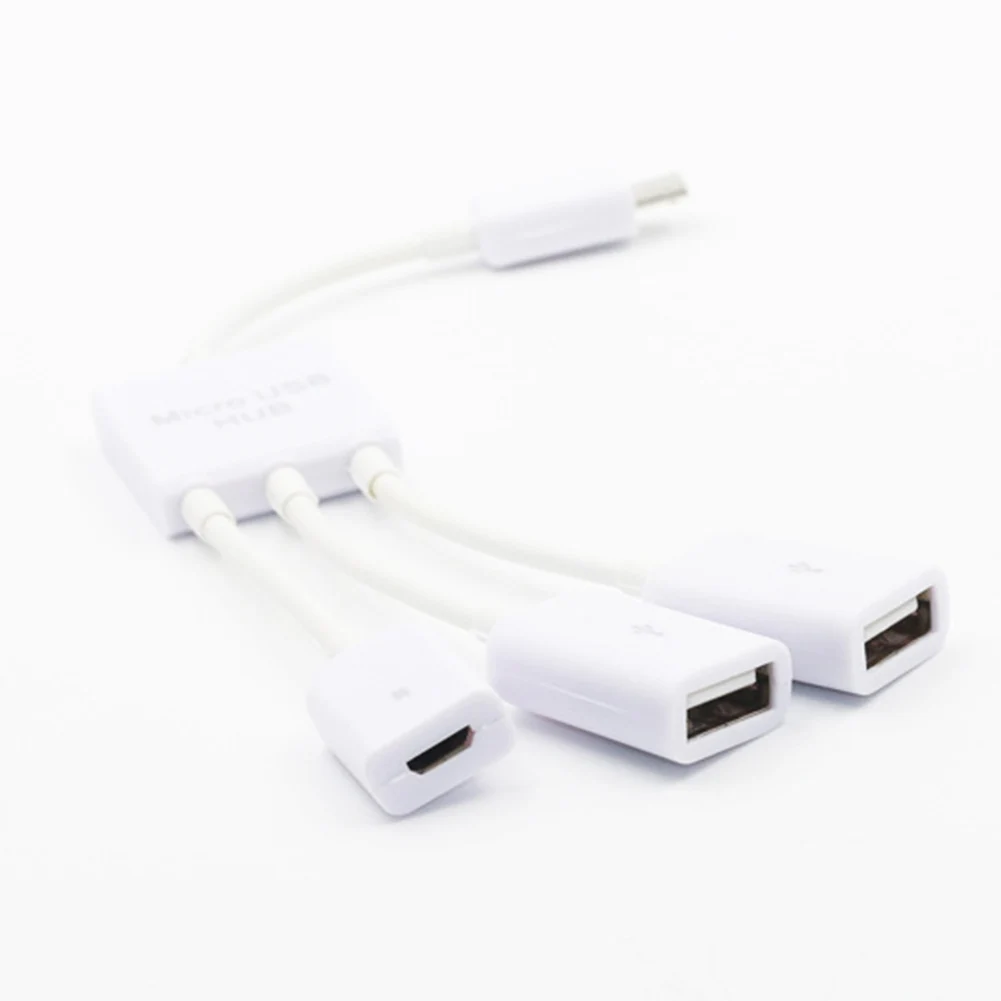 Новинка Лидер продаж 3 в 1 микро USB зарядка OTG концентратор кабель адаптер