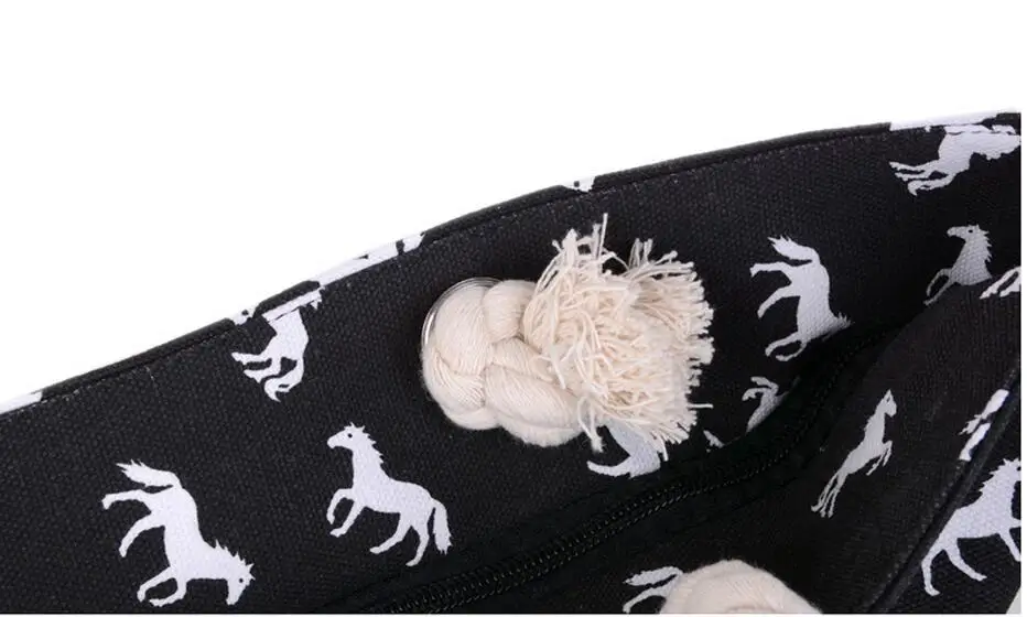 2021 Холщовая Сумка Женская пляжная сумка через плечо повседневная тоут с принтом