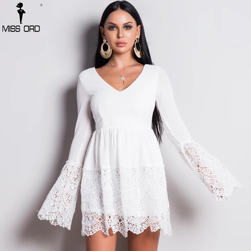 Платье С Кружевными Расклешенными Рукавами Купить