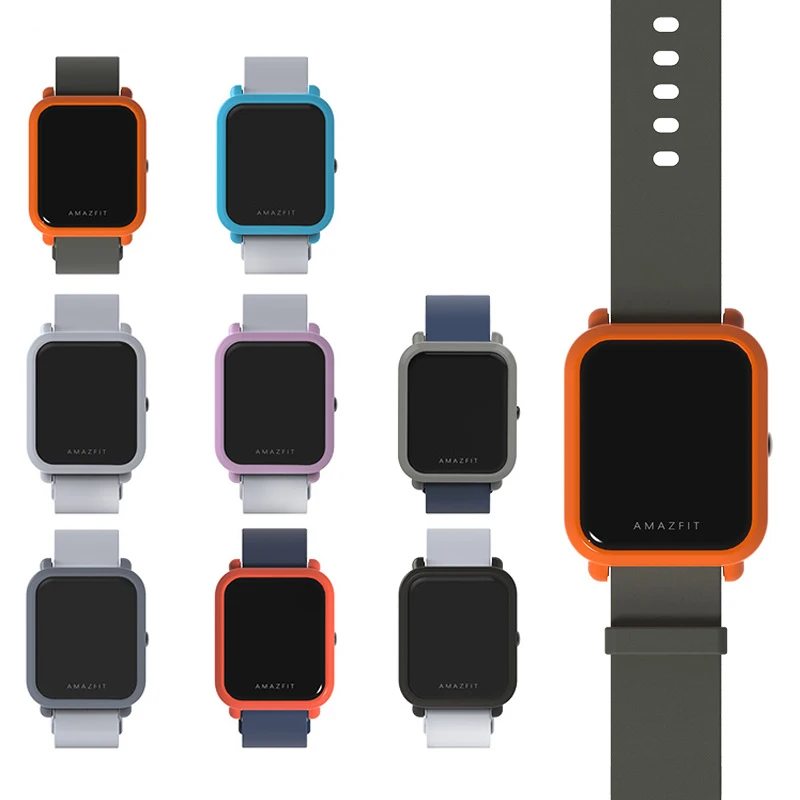 Аксессуары для умных часов цветной чехол из поликарбоната защитный Xiaomi Huami Amazfit Bip