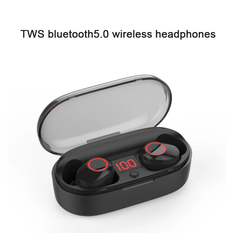Новый IPX5 Водонепроницаемый и потоотталкивающая беспроводной bluetooth5.0 наушники