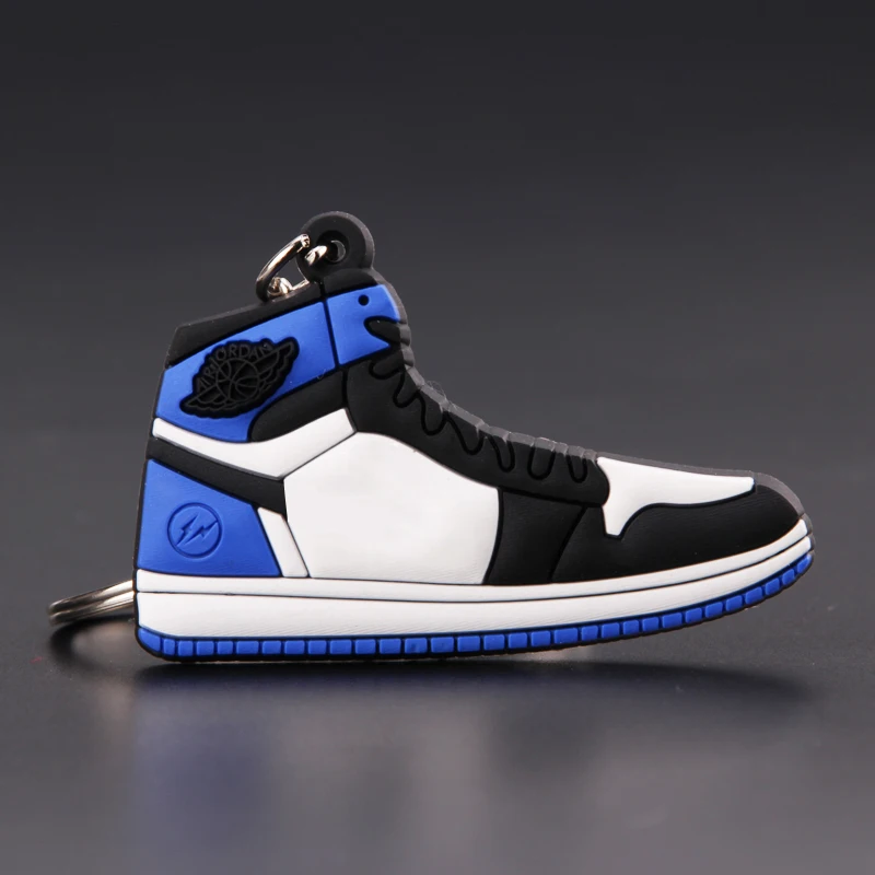 Picture Color8 Mini Jordan 1 брелок для обуви для мужчин и женщин брелок Классический Цвет AJ Ретро поколение баскетбольные кроссовки брелок - Цвет: Picture Color8