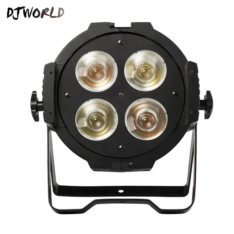 Djworld 4x50 Вт Par Led COB теплый белый холодный Светодиодный прожектор DJ свет 4/8 Канал DMX