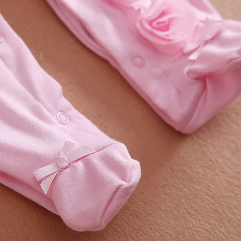 

2019 Infant Baby Girls Floral Jumpsuits+Headband Cute Flower Romper Outfits Clothing 0-9 Months