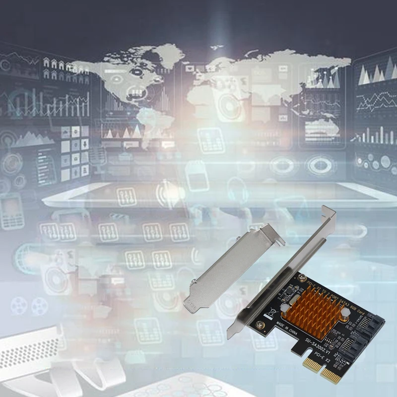 Для Sa3002 Asm1062 чип Pci-E для Sata 3 0 карта расширения 6Gsata3. интерфейс жесткого диска