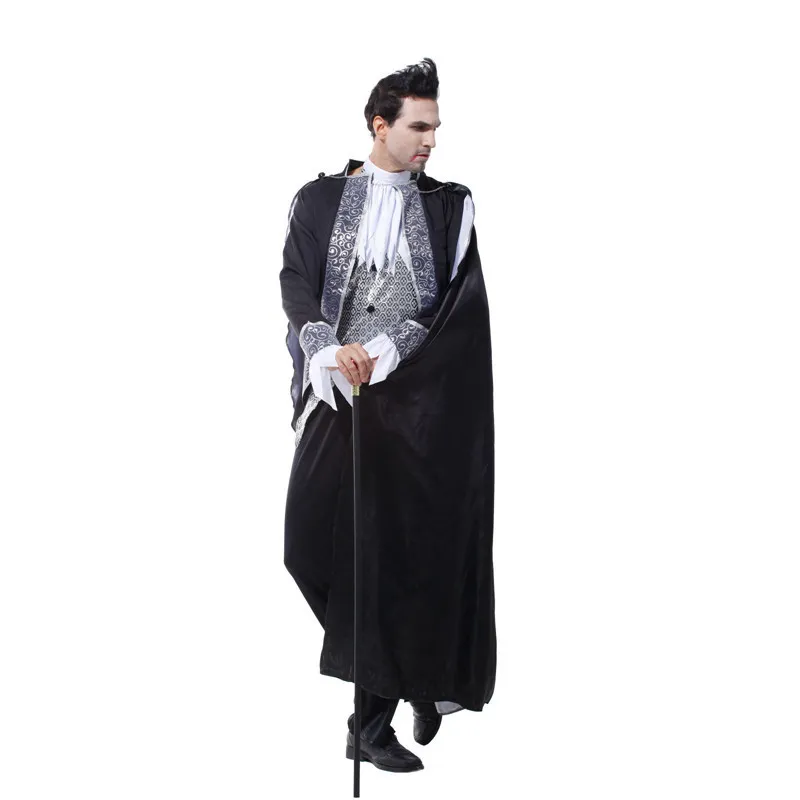 new Halloween Carnival Cosplay Costume Men's Clothing Vampire Role-playing Games Classic Movie Dress Uniform | Тематическая