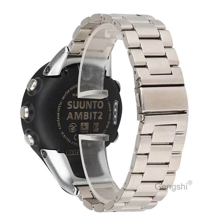 Сменный ремешок Gengshi из нержавеющей стали для Suunto Ambit1 2 3 2S 2R Ambit Sport Run PEAK. | Наручные