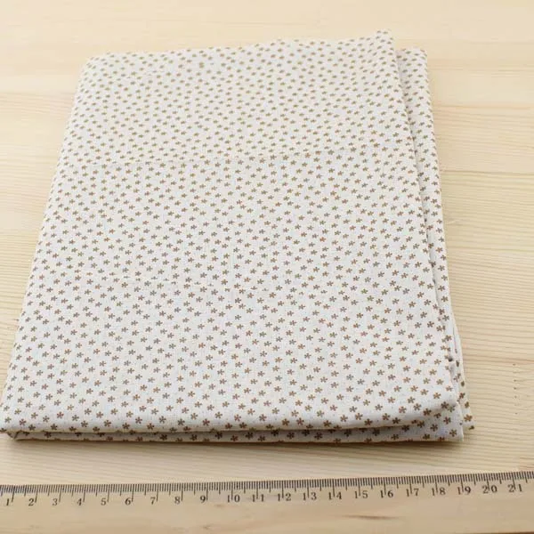 Booksew 7 Pieces/lot 50cmx50cm Vintage Brown Cotton Fabric Fat Quater Bundle Patchwork Fabric Tilda Cloth Quilting Tales
