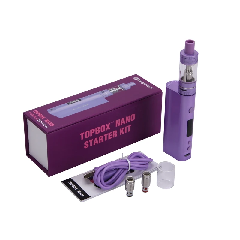 Оригинальный набор Kanger Topbox Nano Starter Kit 7 60W Бак kangertech TopTank клиромайзер контроль