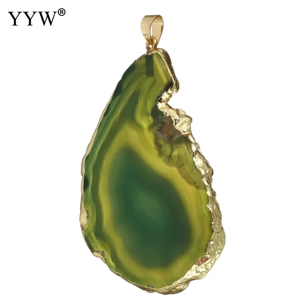 Hot Sale Natural Agates Pendant Stone Connector Irregular Open Geode Connectors Jewelry | Украшения и аксессуары