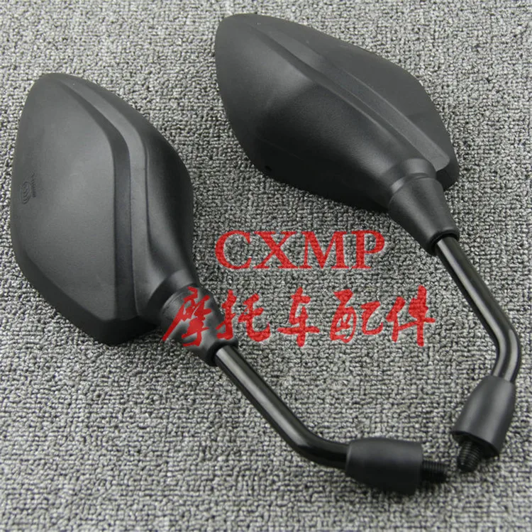 

top quality 10MM 8MM universal accessories black motorcycle side mirror for honda NSS 250 Forza 250 motorbike rearview mirror