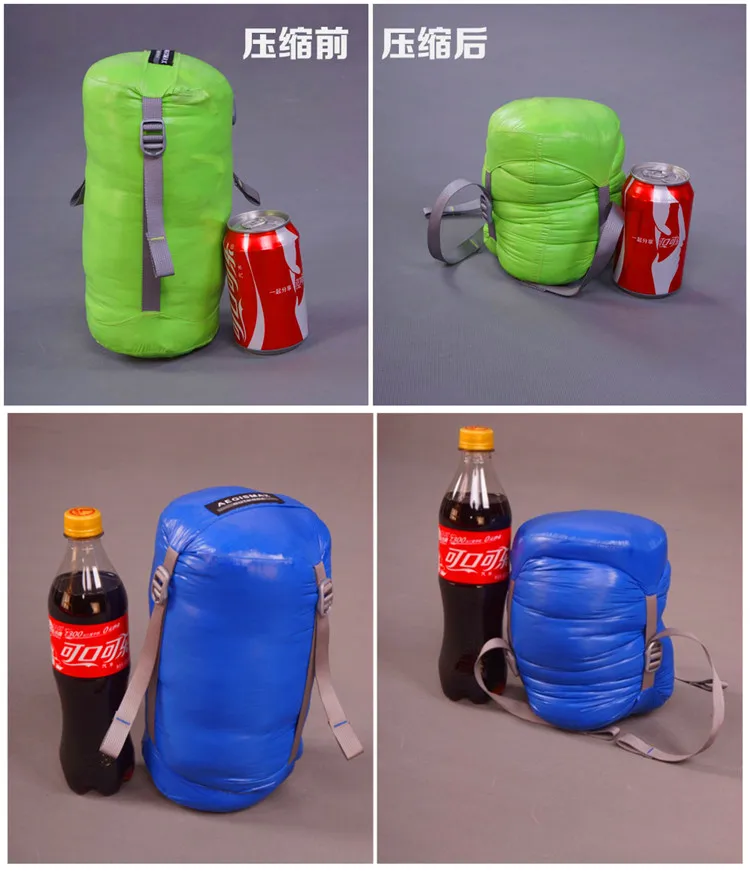 Спальный мешок AEGISMAX для мужчин и женщин ультралегкий походный спальный с белым