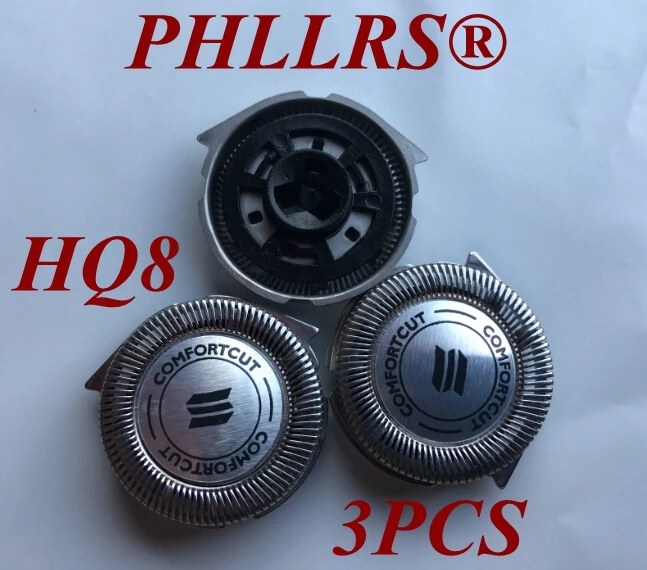 Сменная головка для бритвы PHILIPS HQ8 3 шт. HQ8850 HQ8870 HQ8880 HQ8882 HQ8890 HQ8894 HQ7300 HQ7360 HQ7380 HQ7390