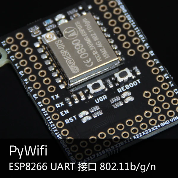 PyWifi Wifi плата для PyBoard pyton micropyton UART работает по команде ESP8266 802 11 b/g/n Поддержка Ios
