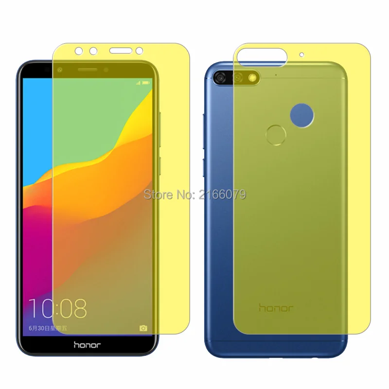 Для Huawei Y7 Prime 2018 Nova 2 Lite Honor 7C 5 99 &quotмягкая ТПУ Передняя и задняя полная защита