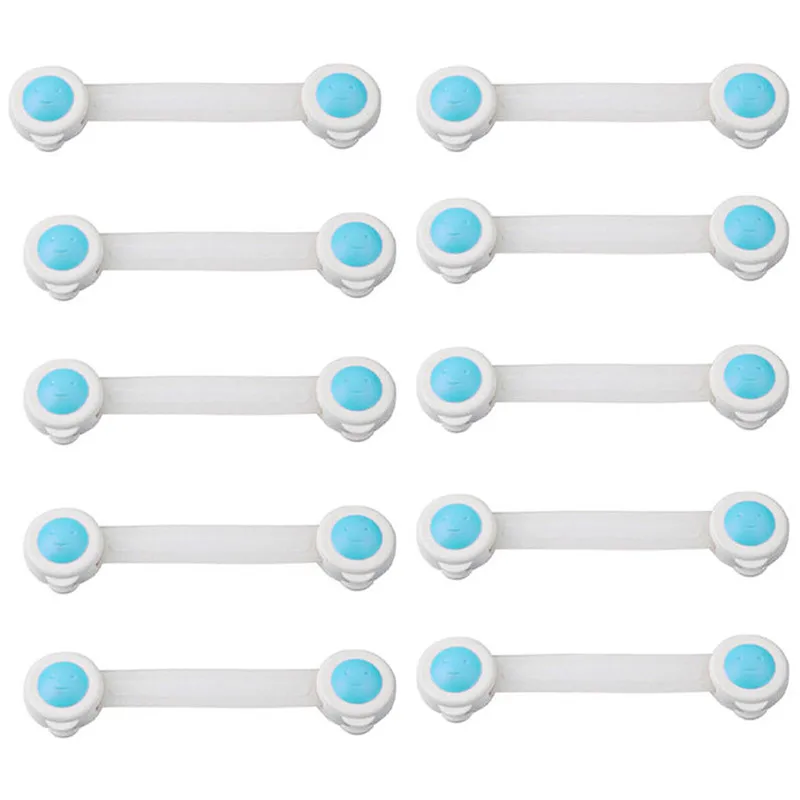 10 шт./лот замки для ящика безопасности ребенка безопасная Пряжка предотвращающая