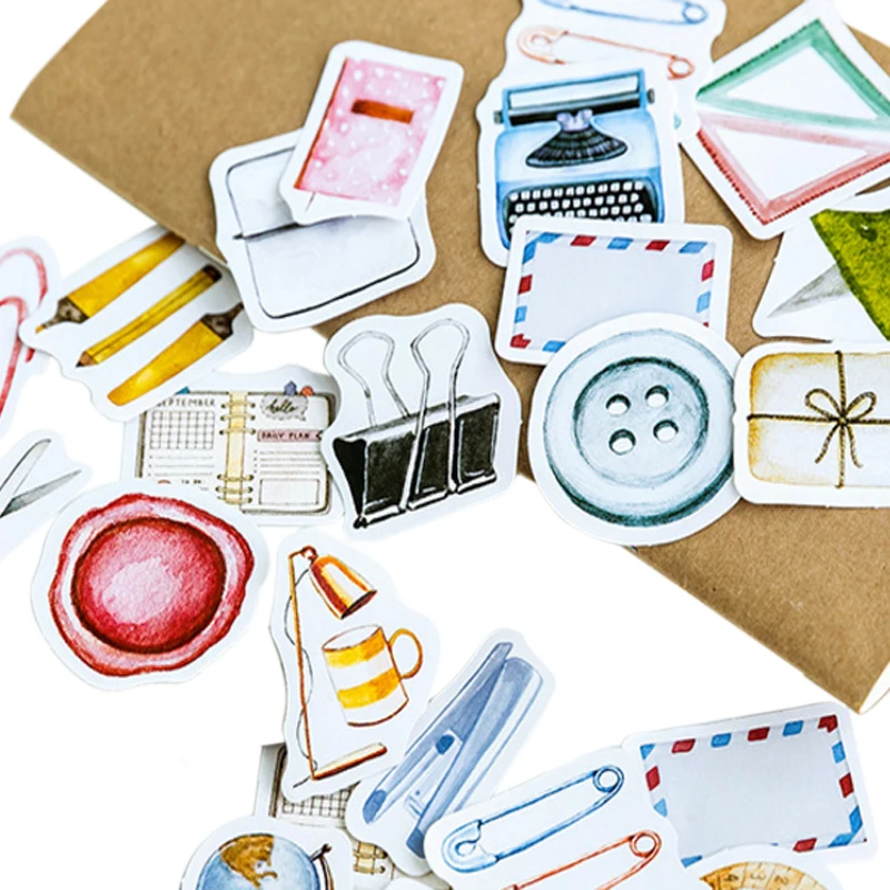 46 шт./коркор. милые обучающие наклейки этикетки для гаджетов мини дневника