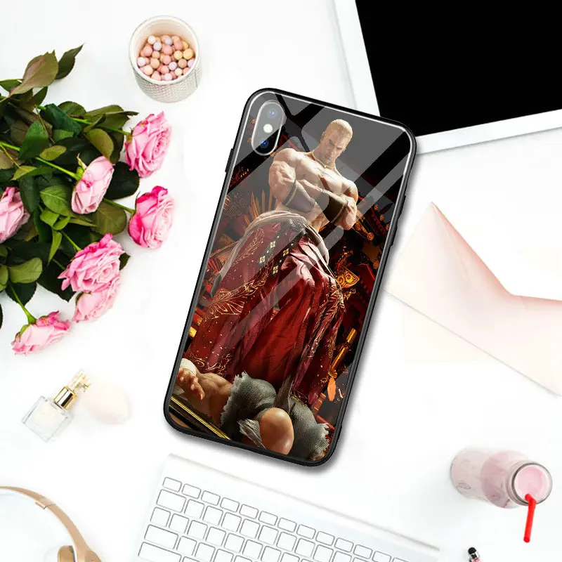 Geese Howard Fatal Fury Чехлы для мобильных телефонов из закаленного стекла iPhone 5 5S SE 8 7 6 6S Plus