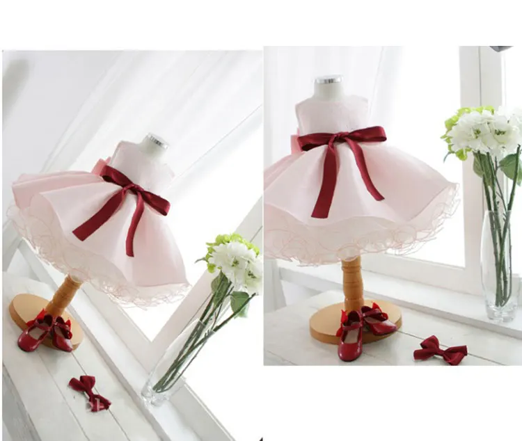 Платье для крещения маленьких девочек наивысшего качества платье дня рождения